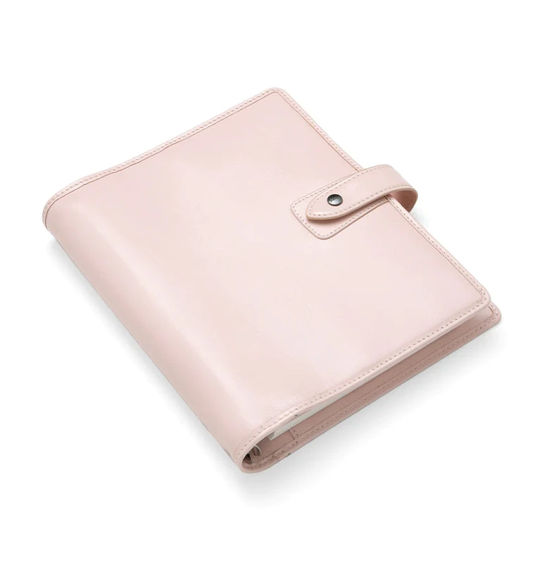 Filofax Malden A5 Leather Organizer Agenda Calendar Diary in Pink Side View