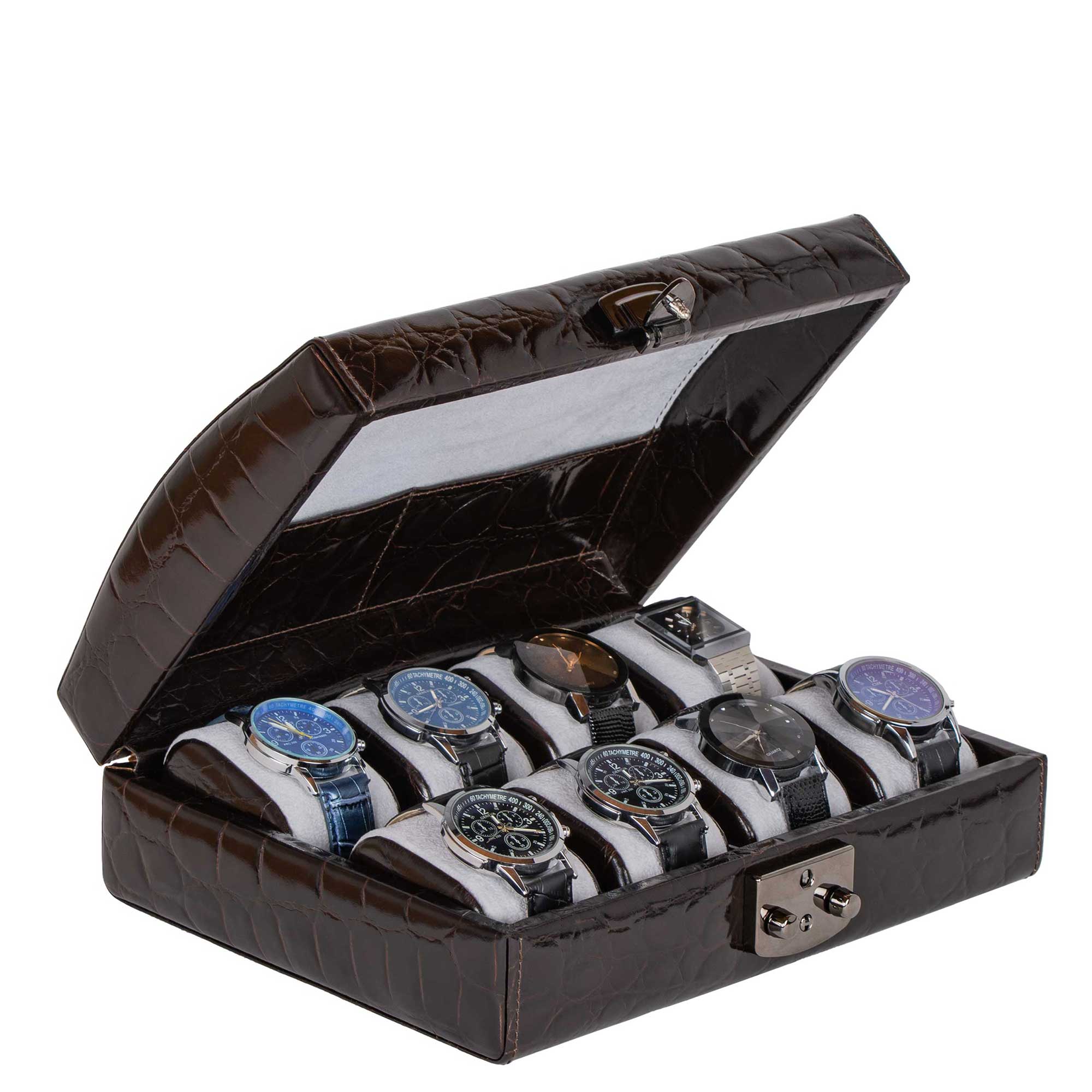 DiLoro Italian Leather Watch Cases - Designed in Switzerland - Made in Italy