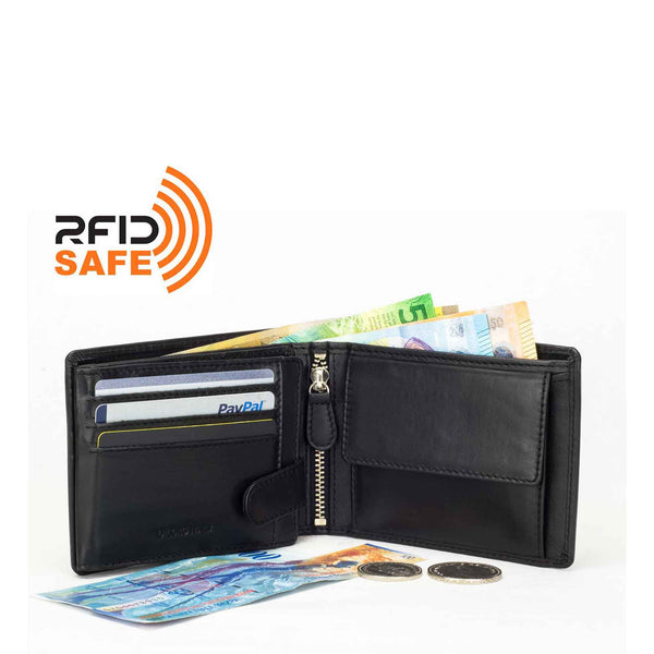 European Style Leather Wallets with Coin Compartment - DiLoro Leather