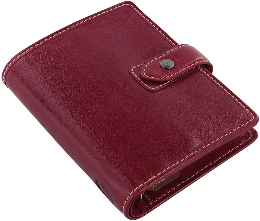 Filofax Malden Pocket Burgundy Leather Organizer Agenda Calendar 2025-2026 <PRE-ORDER>