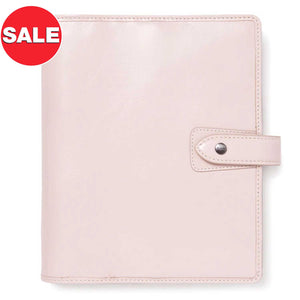 Filofax Malden A5 Leather Organizer Agenda Calendar 2023/24 Diary in Pink On Sale