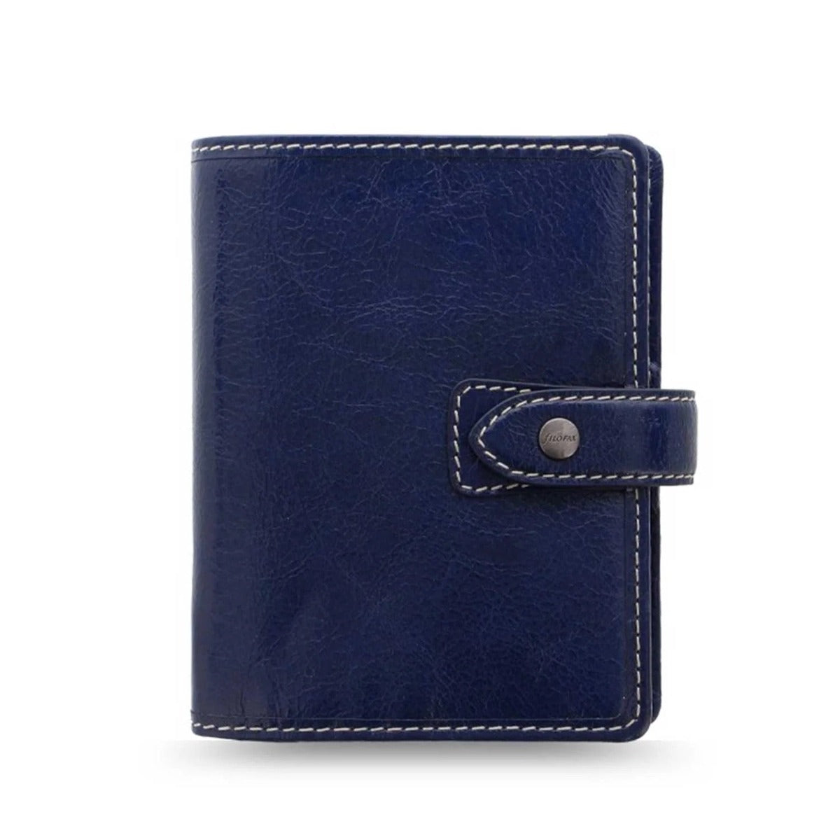 Filofax Malden Pocket Navy Leather Organizer Agenda Calendar