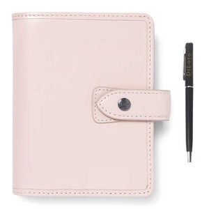 Filofax Malden Pocket Organizer – Roze Notitieboekje Van Volnerf Buffelleer | Compact Agenda- En Adressysteem
