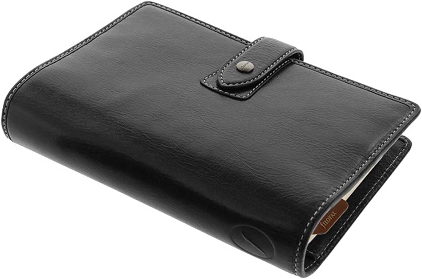 Filofax Malden Personal Black Leather Organizer Agenda Calendar