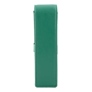 DiLoro Double Pen Case Holder in Top Quality, Full Grain Nappa Leather - Light Green