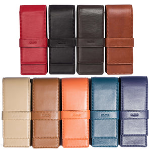 DiLoro Leather Pen Case Holders All Colors