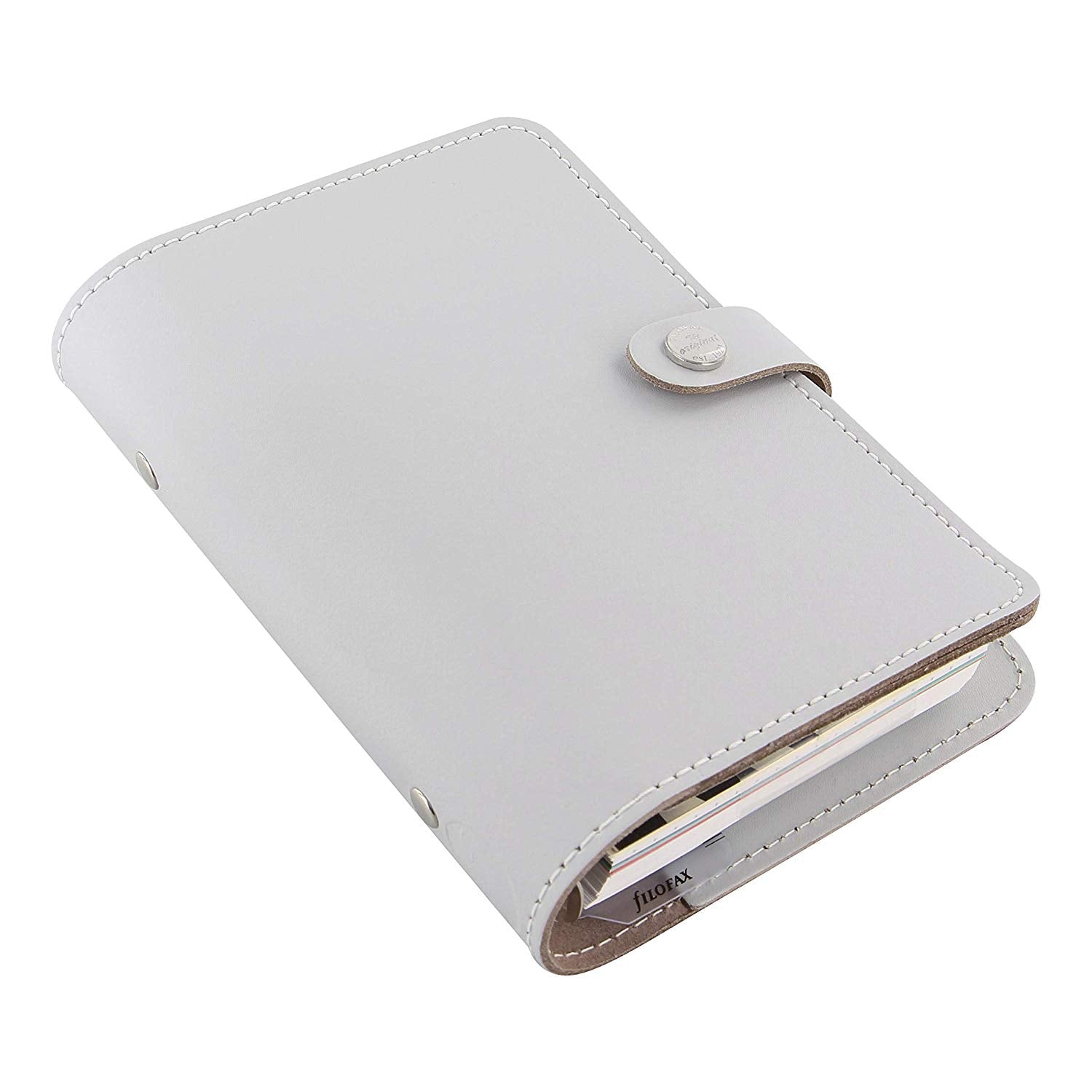 Filofax The Original Personal Size Stone Leather Organizer Agenda