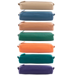 DiLoro Leather Pen Pouch Holder Zippered Case for Pens, Pencils and Vape Pen Storage - All New Colors