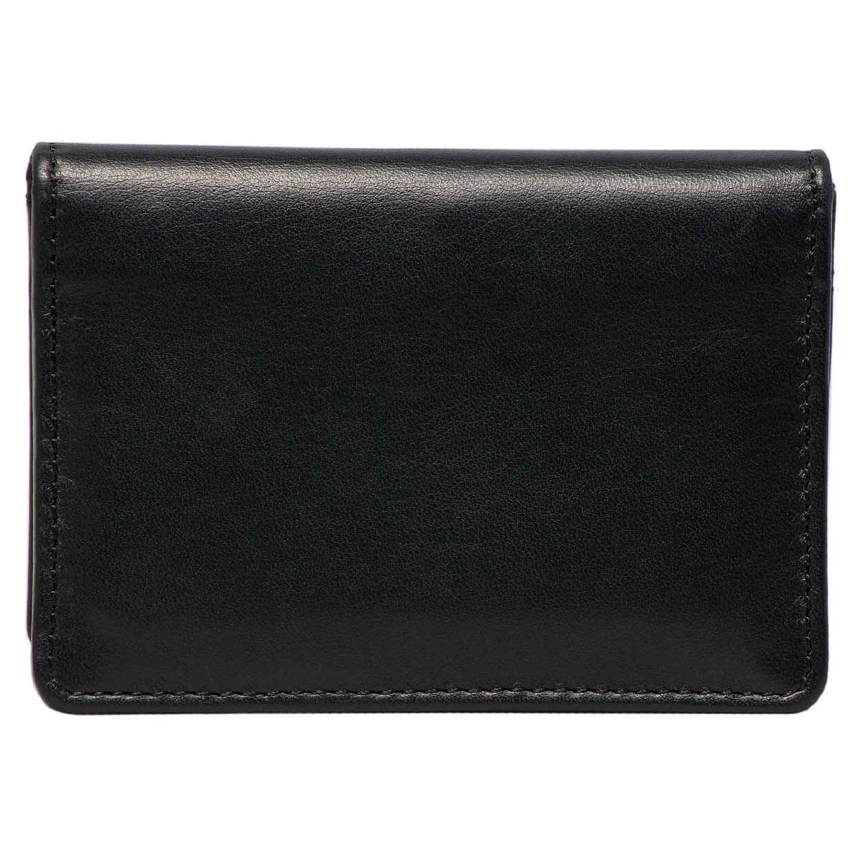 Calvin Klein Men's Saffiano Leather Card Case Bifold Wallet - Brown