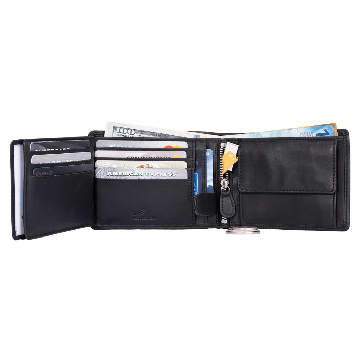 zip bifold wallet