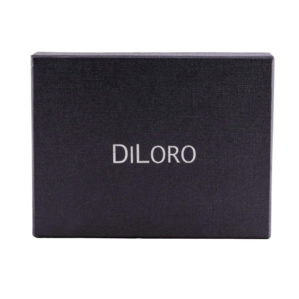 DiLoro Men's Bifold Leather Wallet Black Brown - DiLoro Leather