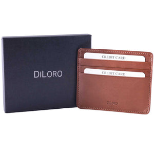 Hunter Leather Minimalistic Credit Card Holder Men Wallet Slim Front Pocket  Thin