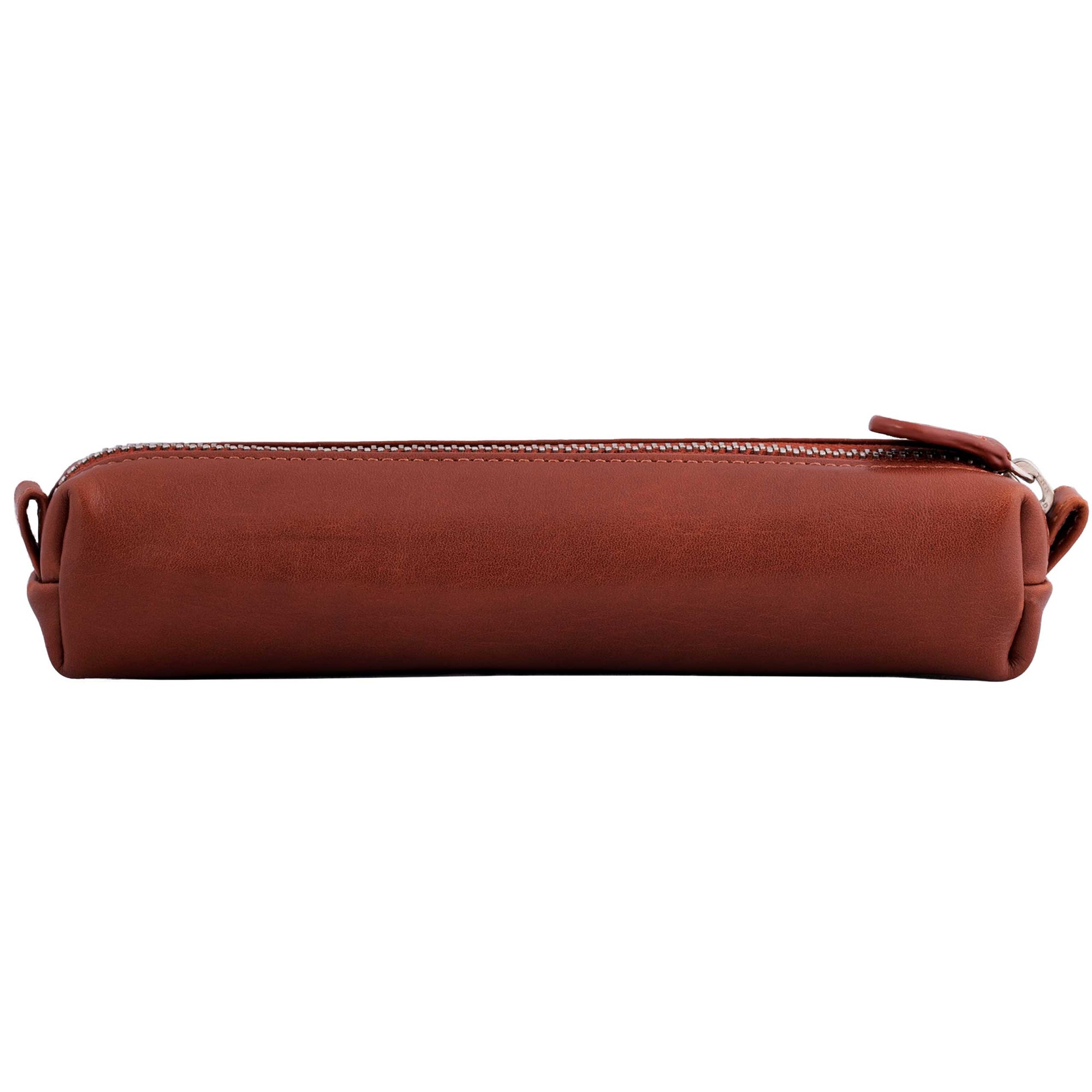 DiLoro Single Leather Pen Pencil Holder | One Pen Bugatti Tan