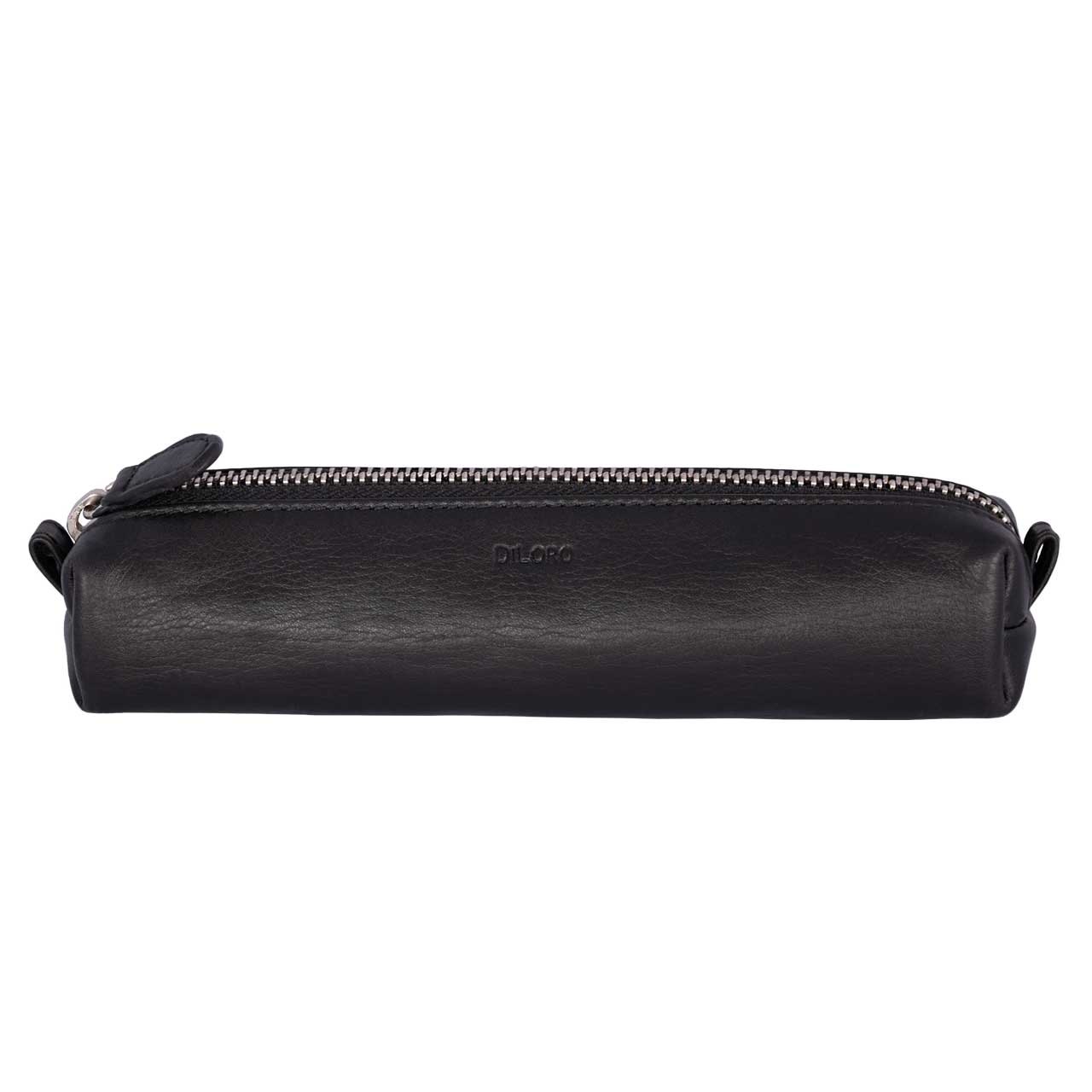 Pencil Case Large - Black Classic Leather