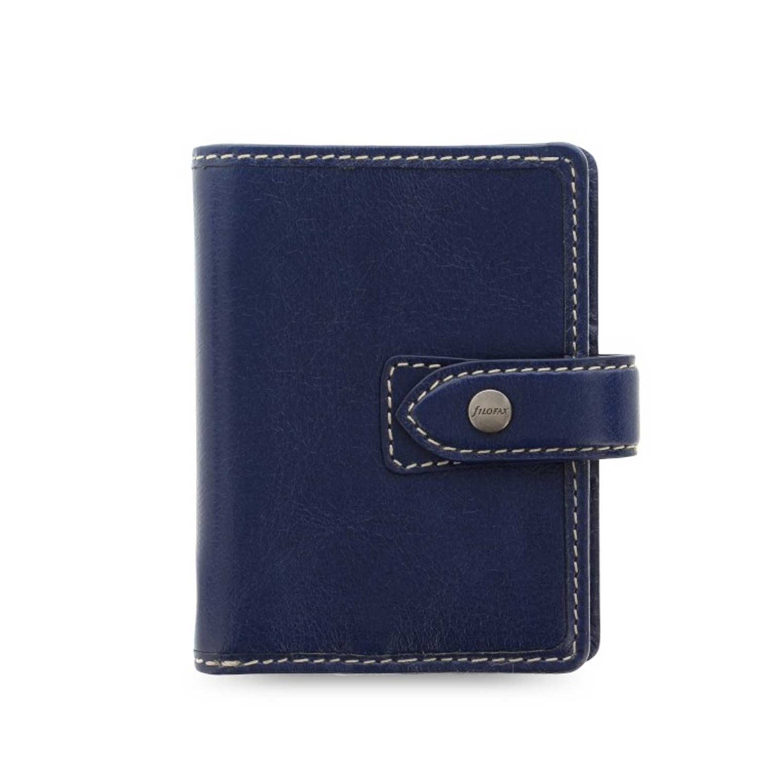 Filofax Malden Mini Navy Leather Organizer Agenda Calendar 2025