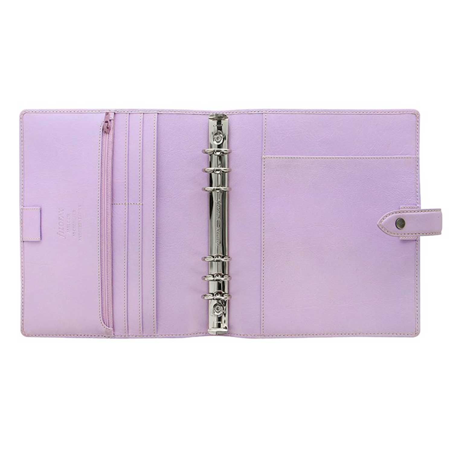 Filofax Malden A5 Leather Organizer Agenda Calendar Orchid - Open