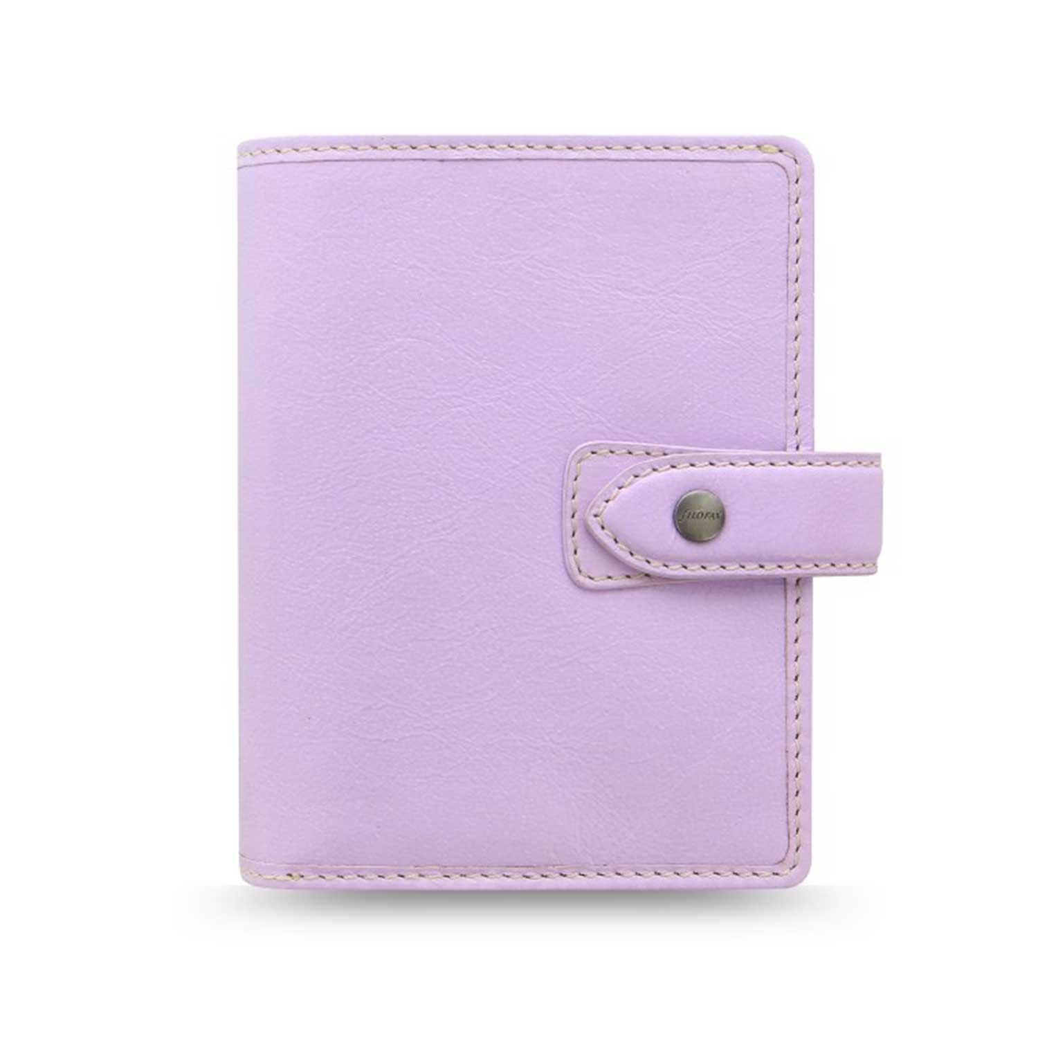 Filofax Malden Pocket Leather Organizer Agenda Calendar Orchid - Front