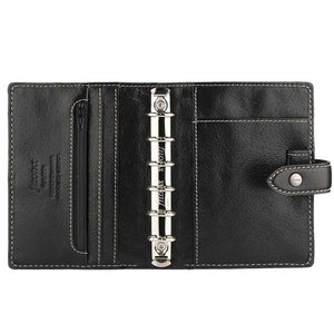 Filofax Malden Pocket Black Leather Organizer Agenda Calendar - Inside