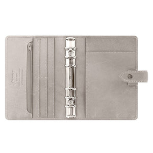 Filofax Malden Personal Stone Leather Organizer Agenda Calendars Inside View