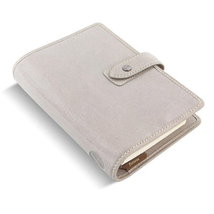 Filofax Malden Personal Stone Leather Organizer Agenda Calendars Side View